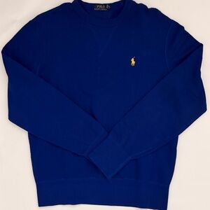 Polo Ralph Lauren Men's Royal Blue Crewneck Sweater Size M